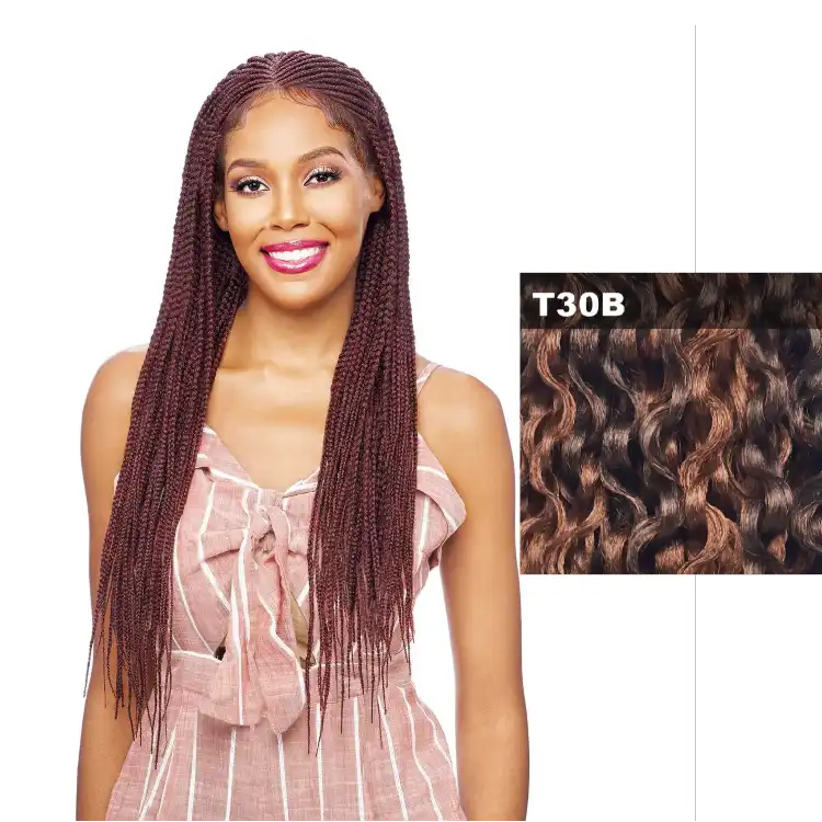 TDBL BOXY 34 Braid Synthetic wigs -Lace Front Wigs -bast wig dealer