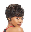 Peluca Vanessa Honey-C de cabello humano brasileño, mezcla Swissilk, frontal de encaje, raya lateral invertida en C, TRCHB UNA