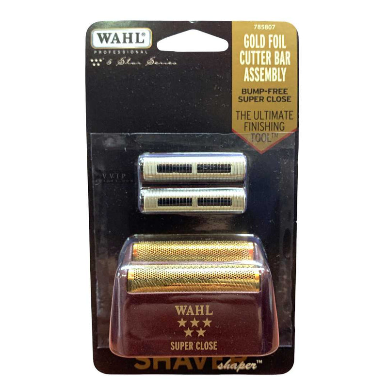 Wahl 5 Star Shaver / Shaper Replacement Foil & Cutter Bar Assembly - Gold Foil - Super Close