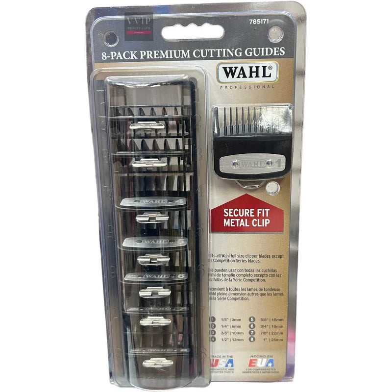 Wahl Premium Cutting Guides - 8 Guides with Organizer