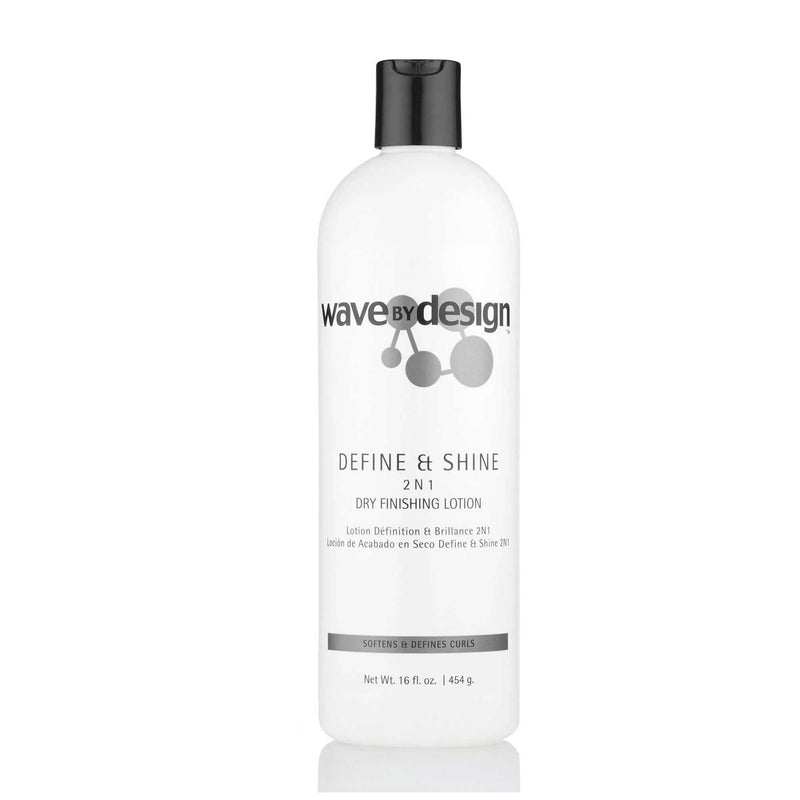 Wave By Design Define & Shine 2-N-1 Dry Finishing Lotion 16 oz