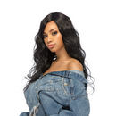 Paquete múltiple de extensiones de cabello brasileño 100% natural con ondas corporales YAS de 14", 16" y 18".