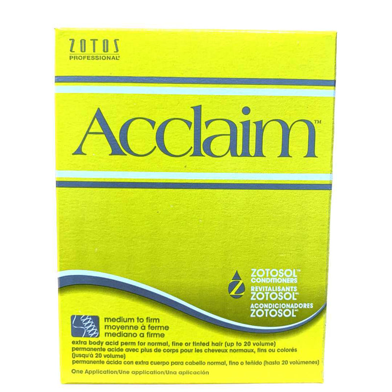 Zotos Acclaim Extra Body Acid Perm Normal Fine Tinted Hair