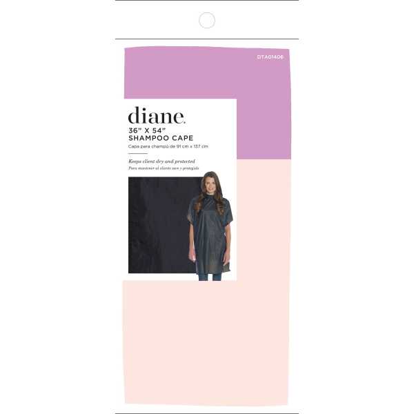 DIANE BLACK 36x54 SHAMPOO CAPE (B00023)