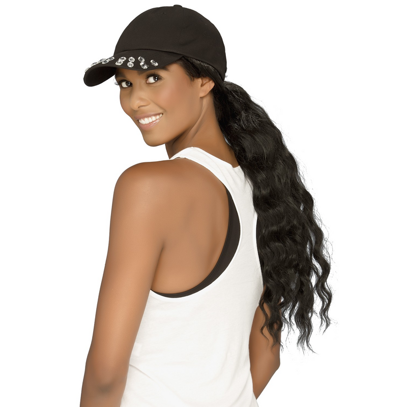 Vivica Fox Synthetic Hair Wig Cap Do CD-BAVE (Body Wave 24" With Black Cap) (01)