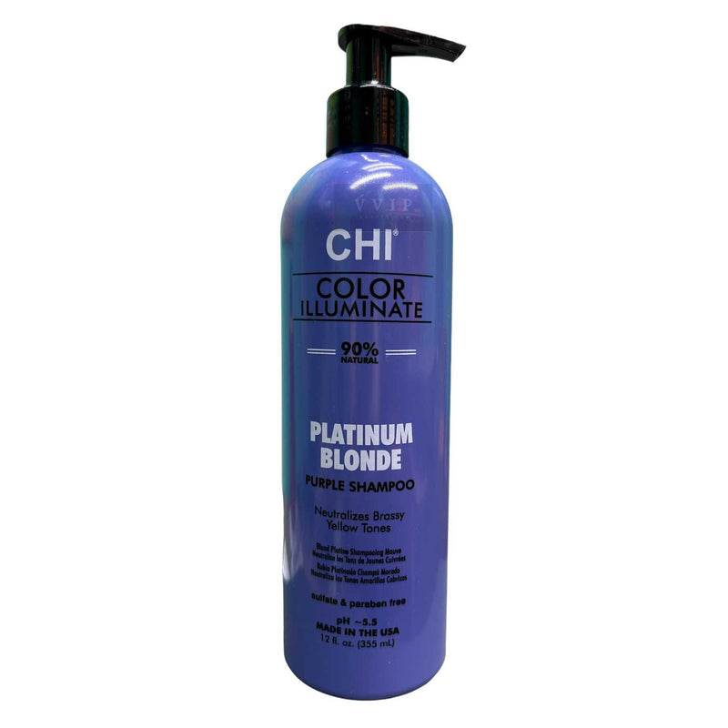 CHI Ionic Color Illuminate Purple Shampoo-Platinum Blonde 12 Oz