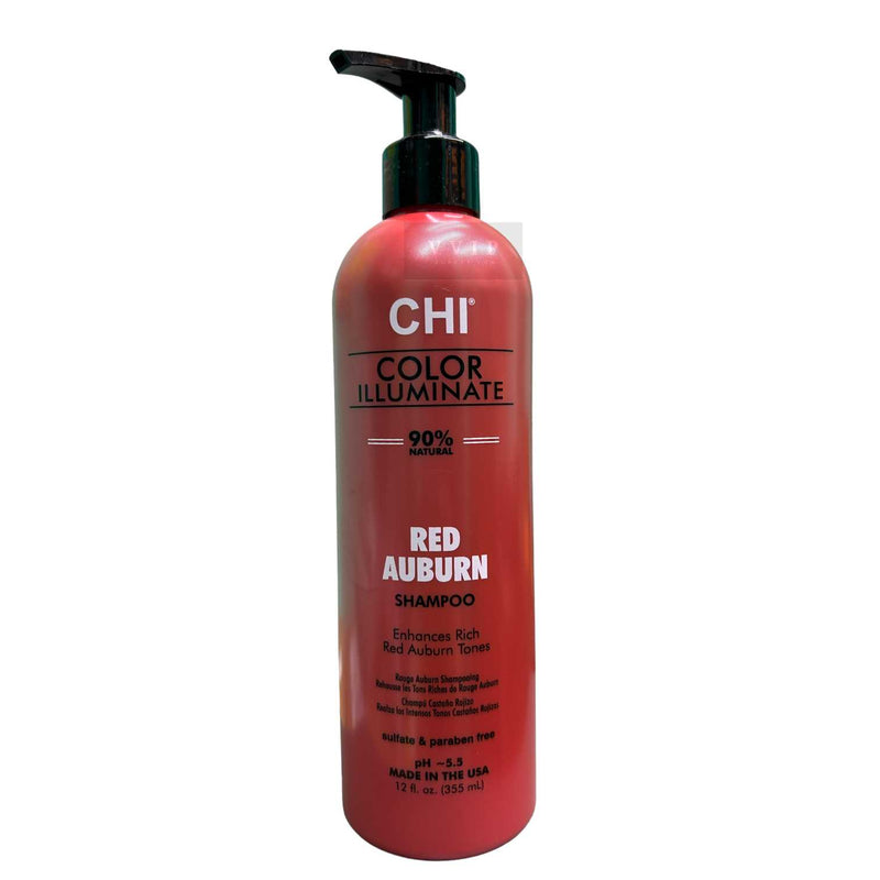 CHI Color Illuminate Shampoo Red Auburn, Unscented, 12 Oz