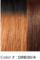 Peluca sintética Outre con raya en I y frontal de encaje Jada (01)