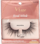 V-Luxe Visón Auténtico – Pétalo Dorado (B00145)