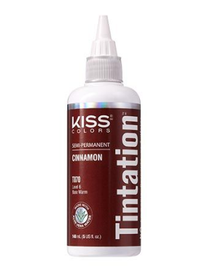 KISS COLORS Tintation Semi-Permanent Hair Color-T870 - Cinnamon 5oz (S6)