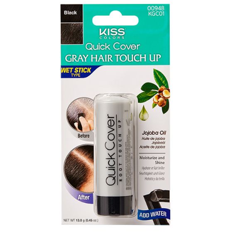 Kiss Quick Cover Gray Hair Touch Up Wet Stick