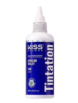 KISS COLORS Tintation Semi-Permanent Hair Color-T320 - African Violet 5oz  (S6)