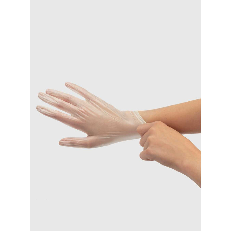 Fromm  Powder Free Vinyl Clear Gloves 100 Pcs - X-Large