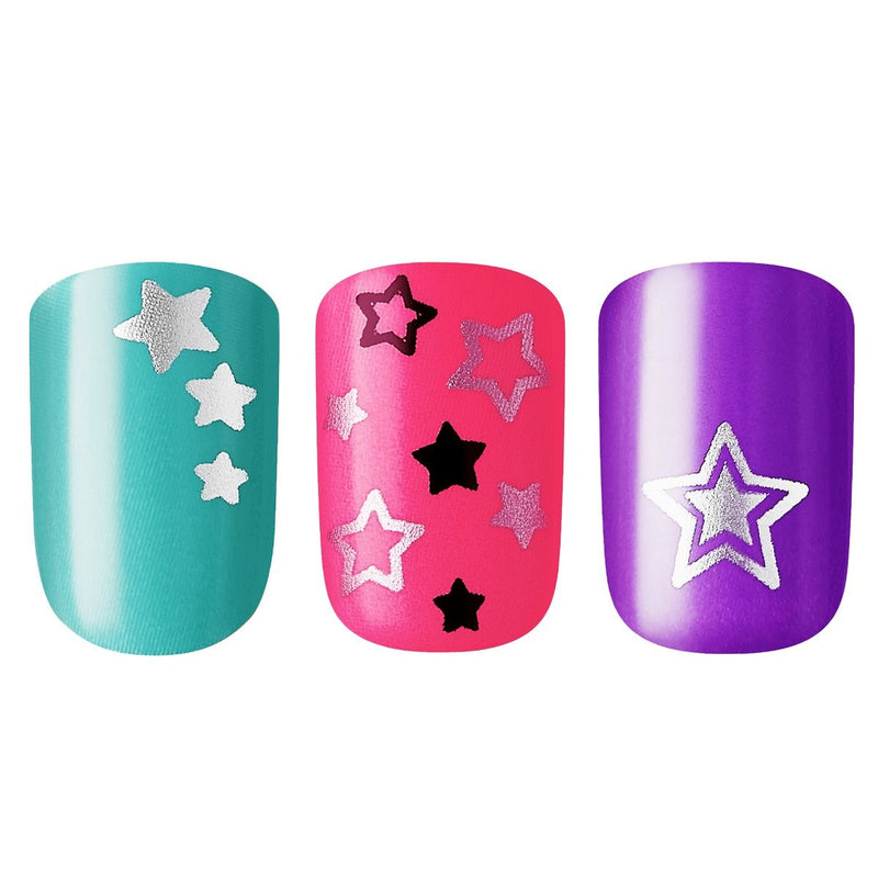 GF LITTLE DIVA STICKER NAILS-FUNNY FACE-Bll09