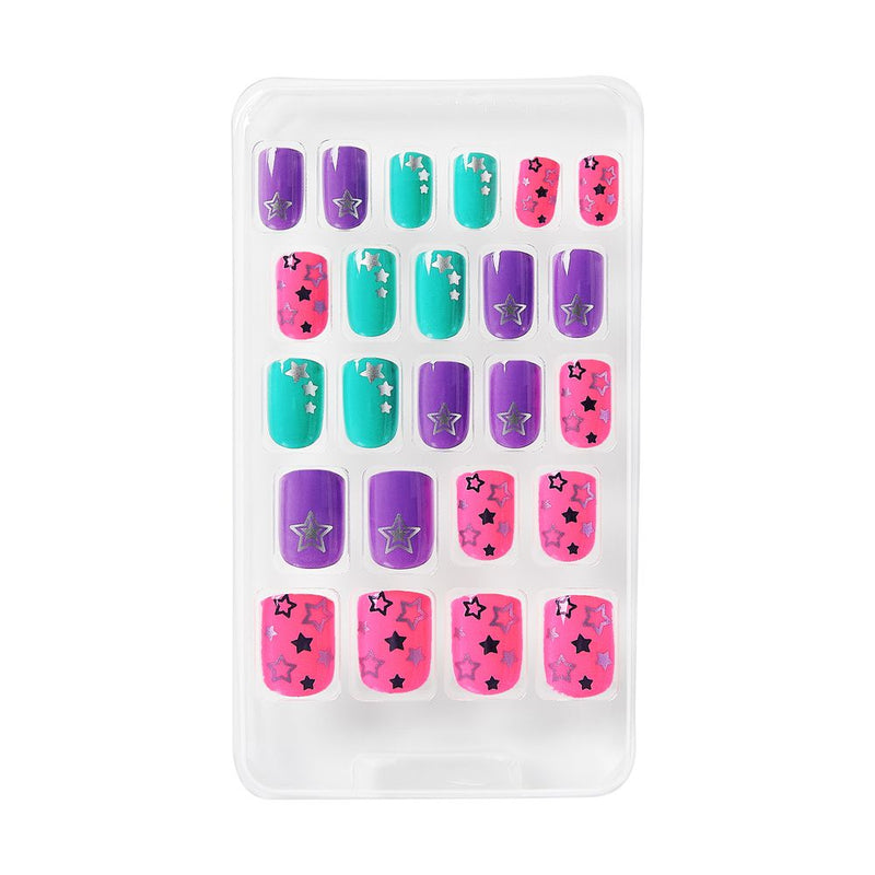 GF LITTLE DIVA STICKER NAILS-FUNNY FACE-Bll09