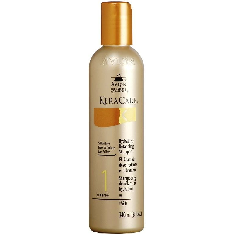 KeraCare Hydrating Detangling Shampoo (Sulfate-Free Formula) - 8 oz