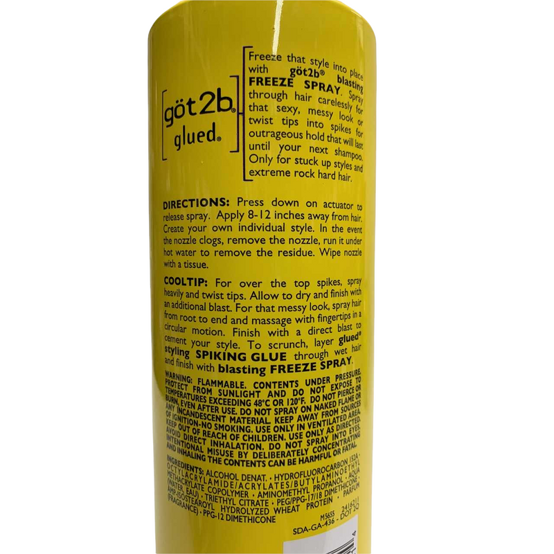 Got2b Glued Blasting Freeze Hairspray Aero, 12oz