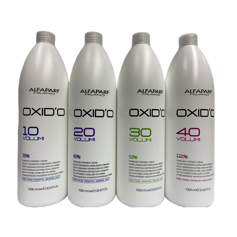 Alfaparf Milano Oxido  Hydrogen Peroxide Cream Developer 10-20-30-40 33.8 oz/1000ml
