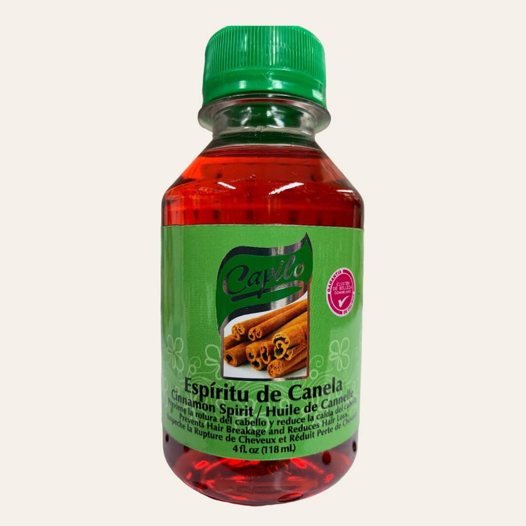 Capilo Cinnamon Spirit Oil, Formula for Hair Strengthener (4oz Bottle), Blend of Mineral Oil and Cinnamon Oil