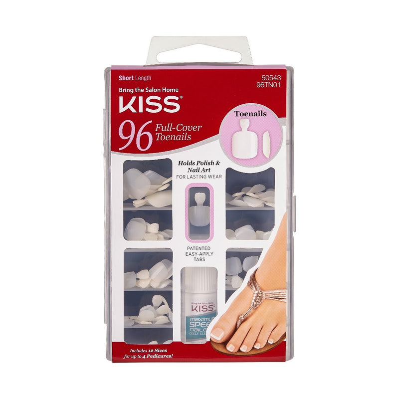 KISS Full-Cover Toenails Kit Short Length 96TN01(M4)