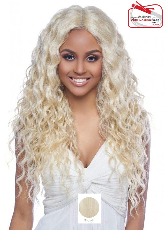 Harlem125 Synthetic Hair Lace Front Wig Swiss Lace 6" Deep Part LSD62 (01)