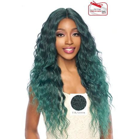Harlem125 Synthetic Hair Lace Front Wig Swiss Lace 6" Deep Part LSD62 (01)