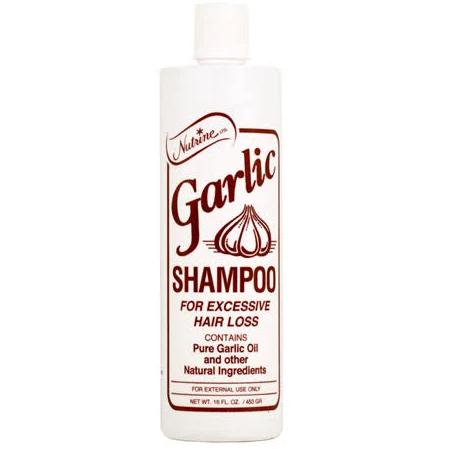 Nutrine Garlic Shampoo Scented for Excessive Hair Loss | Promotes Cleaner, Healthier Hair20oz