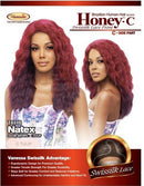 Peluca frontal de encaje VANESSA HONEY C MEZCLA DE CABELLO HUMANO BRASILEÑO TCHB NATEX (01)