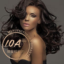 Cabello humano virgen brasileño Remy 100% natural con ondas corporales, 3 piezas + cierre frontal de encaje de 13" x 4".