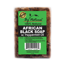 Jabón negro africano 100% natural 7 oz - Menta (B00053)