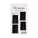 Horquillas rojas para el pelo, 5 cm, 80 unidades, negras HBP02