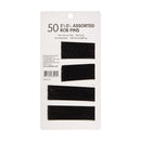 Surtido de alfileres Red Bob de 2" y 2 3/4" (50 unidades) Negros HBP05