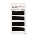 Alfileres curvos rojos de 2 3/4" (7 cm) 40 unidades, negros HBP06