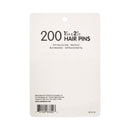 Horquillas rojas para el cabello de 1 3/4" y 2 1/2" (200 unidades) negras HIP04 (65)