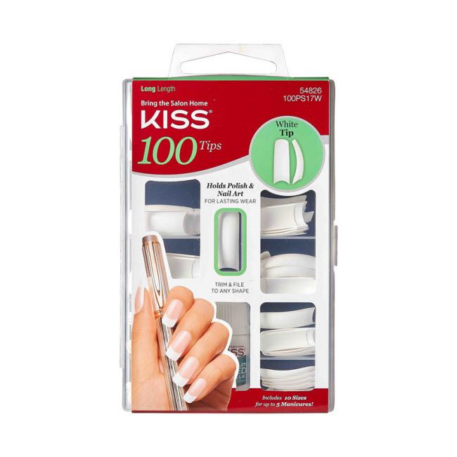 KS 100 NAILS - WHITE TIP 100PS17W (M4)