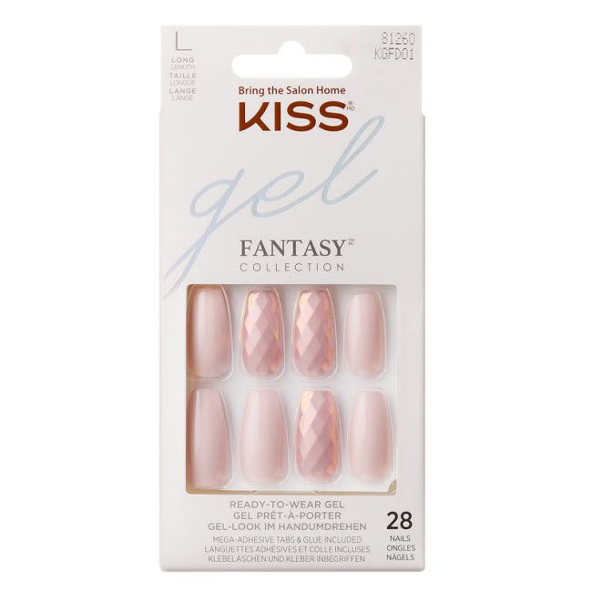 KISS GLAM FANTASY DIAMOND 28 Nails -Kgfd01 P (S20.42))