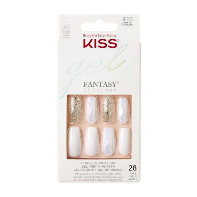 KISS Gel Fantasy 28 Nails -KGFD05 P (S20.42)
