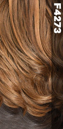 Vanessa T88HB EDIN - Peluca frontal de encaje completo Swissilk con mezcla de cabello humano brasileño