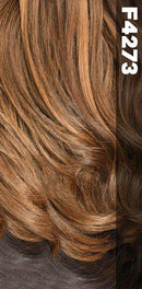 Vanessa T88HB EDIN - Peluca frontal de encaje completo Swissilk con mezcla de cabello humano brasileño