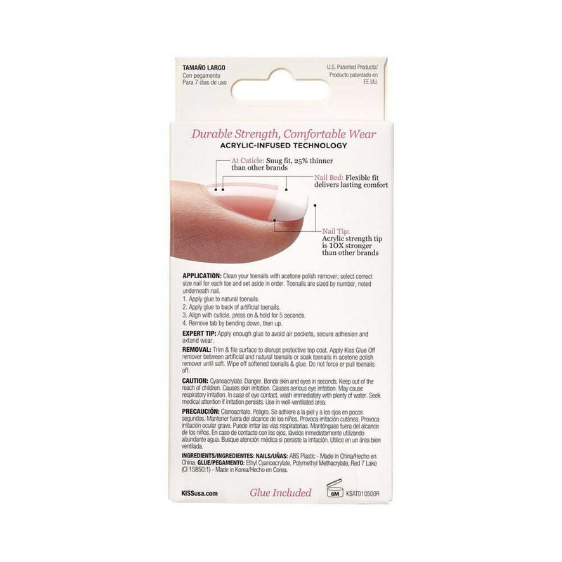 KS SALON ACRYLIC FN TOENAIL - WALK AWAY KSAT01 (B00046)