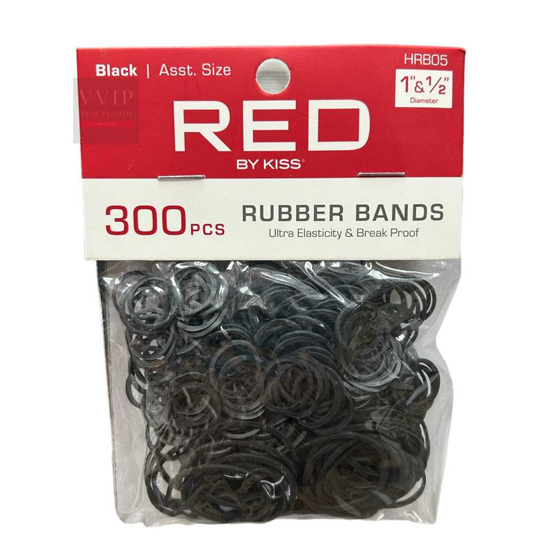 RED RUBBER BAND ASSORTED SIZE 300 PCS