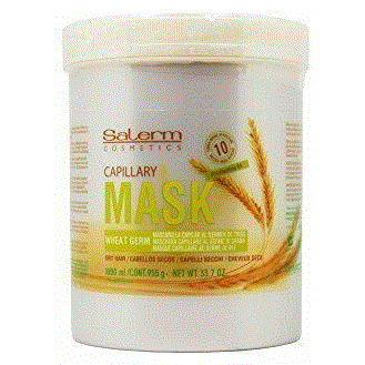 Salerm Capillary Mask Wheat Germ 1000 ml for Dry Hair (B00040)