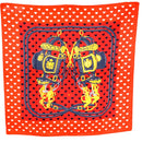 Pañuelo de seda para el cabello/Pañuelo cuadrado para el cuello/Pañuelo para bolso/Pañuelo bohemio para la cabeza/Turbante/Pañuelo para la cabeza/Bandana (61 cm × 61 cm) (22) 