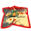 Pañuelo de seda para el cabello/Pañuelo cuadrado para el cuello/Pañuelo para bolso/Pañuelo bohemio para la cabeza/Turbante/Pañuelo para la cabeza/Bandana (61 cm × 61 cm) (22) 