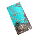 Pañuelo de seda para el cabello/Pañuelo cuadrado para el cuello/Pañuelo para bolso/Pañuelo bohemio para la cabeza/Turbante/Pañuelo para la cabeza/Bandana (61 cm × 61 cm) (22)