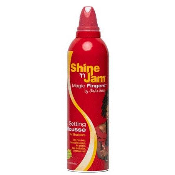 Ampro Shine n Jam Magic Fingers Finishing Setting Mousse 12 oz (B00005)