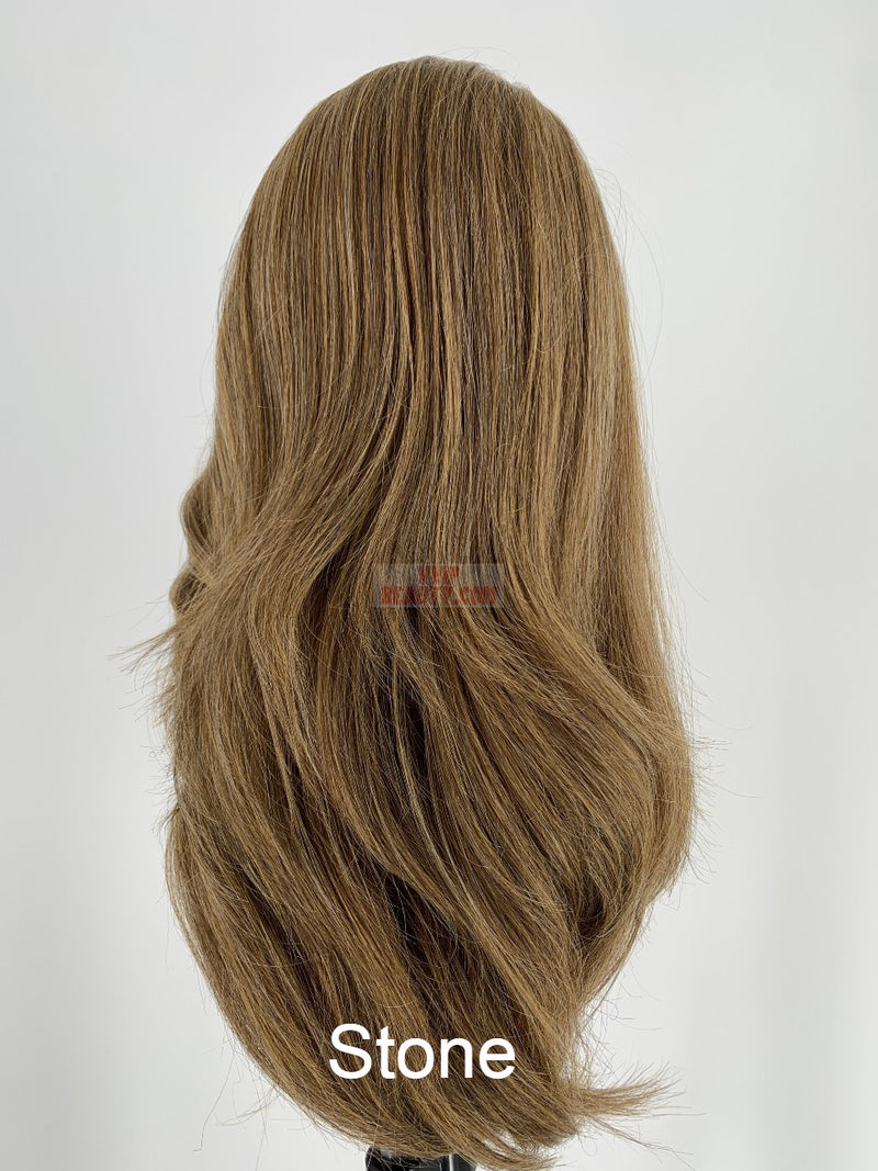 VANESSA HONEY-88 BRAZILIAN HUMAN HAIR BLEND WHOLE LACE ALL-HANDTIED WIG T88HB BERLIN (01)